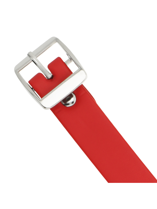 COQUETTE CHIC DESIRE COLLAR CUERO VEGANO ROJO ACCESORIO WOMAN FETISH
