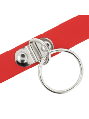 COQUETTE CHIC DESIRE COLLAR CUERO VEGANO ROJO ACCESORIO WOMAN FETISH