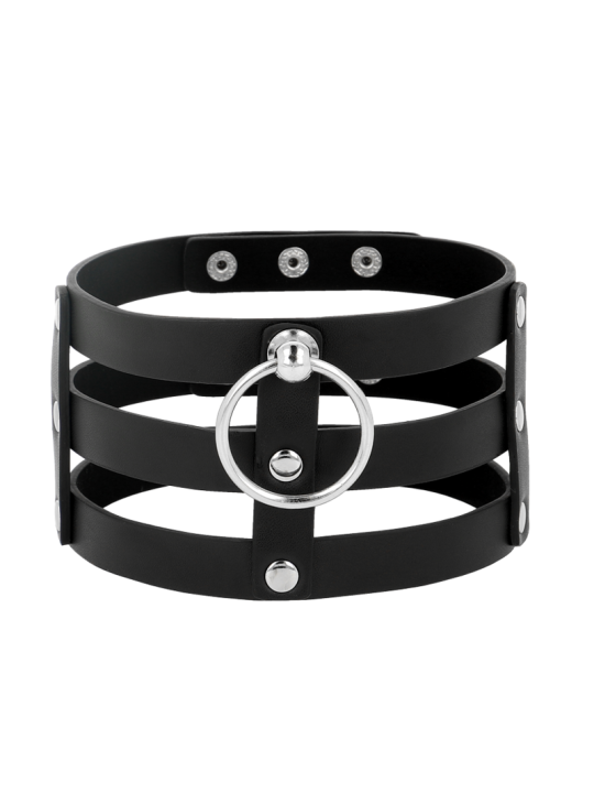 COQUETTE CHIC DESIRE CHOKER CUERO VEGANO ESTILO FETISH