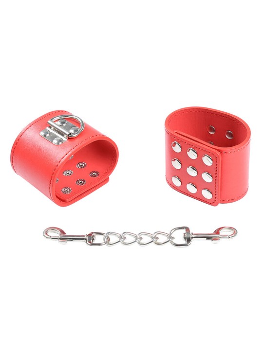 OHMAMA FETISH ESPOSAS ROJAS CIERRE A PRESION