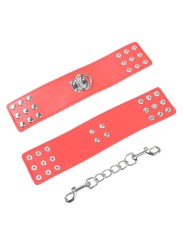 OHMAMA FETISH ESPOSAS ROJAS CIERRE A PRESION