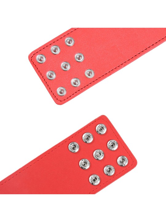 OHMAMA FETISH ESPOSAS ROJAS CIERRE A PRESION