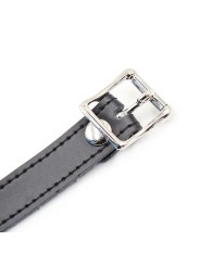 OHMAMA FETISH MORDAZA SILICONA CON CORREA PIEL CANDADO INCLUIDO