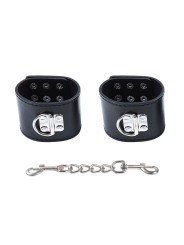 OHMAMA FETISH RESTRICCIONES MUNECA CON BROCHE DE METAL