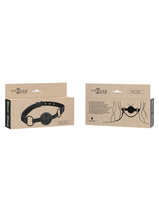 INTENSE FETISH BOZAL DE CUERO VEGANO