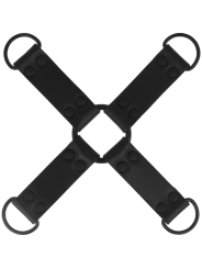 INTENSE FETISH ENGANCHE MULTIPLE PARA MANOS Y PIES DE CUERO VEGANO