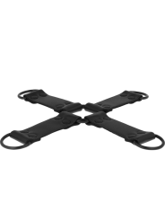 INTENSE FETISH ENGANCHE MULTIPLE PARA MANOS Y PIES DE CUERO VEGANO