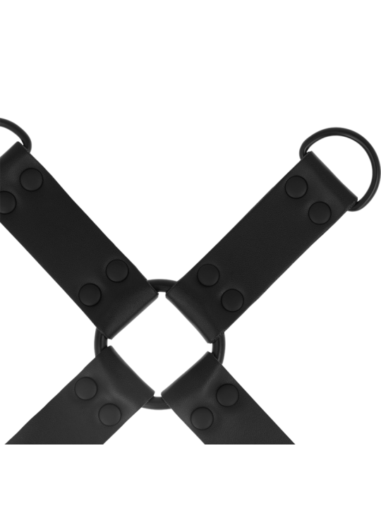 INTENSE FETISH ENGANCHE MULTIPLE PARA MANOS Y PIES DE CUERO VEGANO