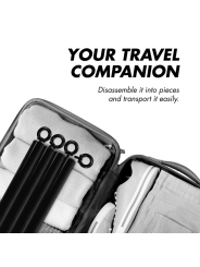 FETISH SUBMISSIVE BONDAGE BARRA SEPARADORA AJUSTABLE 4 PIEZAS