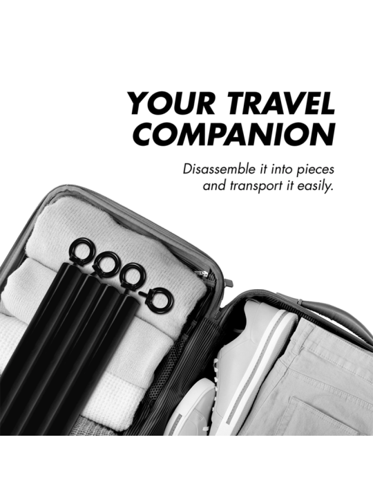 FETISH SUBMISSIVE BONDAGE BARRA SEPARADORA AJUSTABLE 4 PIEZAS