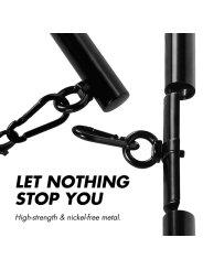 FETISH SUBMISSIVE BONDAGE BARRA SEPARADORA AJUSTABLE 4 PIEZAS