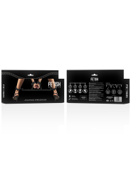 FETISH SUBMISSIVE BONDAGE BARRA SEPARADORA AJUSTABLE 4 PIEZAS