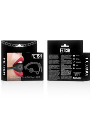 FETISH SUBMISSIVE BONDAGE MORDAZA DE BOLA DE SILICONA TRANSPIRABLE