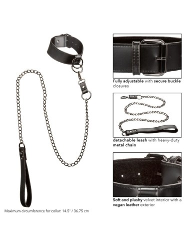 CALEXOTICS EUPHORIA COLLAR CON CORREA DE CADENA