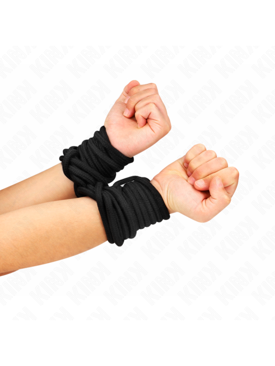 KINK CUERDA DE ALGODON 20 METROS NEGRO