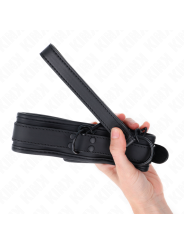 KINK COLLAR CON CORREA 78 CM BONDAGE DE NEOPRENO MODELO 1 AJUSTABLE 375 X 495 CM