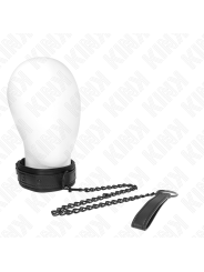 KINK COLLAR CON CORREA 78 CM BONDAGE DE NEOPRENO MODELO 2 AJUSTABLE 375 X 495 CM