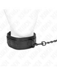 KINK COLLAR CON CORREA 78 CM BONDAGE DE NEOPRENO MODELO 2 AJUSTABLE 375 X 495 CM