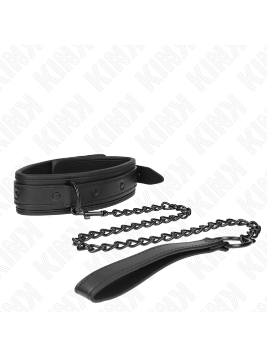 KINK COLLAR CON CORREA 78 CM BONDAGE DE NEOPRENO MODELO 2 AJUSTABLE 375 X 495 CM