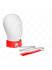 KINK COLLAR CON CORREA 65 CM ANCHO ROJO AJUSTABLE 335 41 CM X 5 CM
