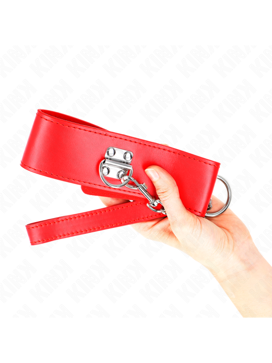 KINK COLLAR CON CORREA 65 CM ANCHO ROJO AJUSTABLE 335 41 CM X 5 CM