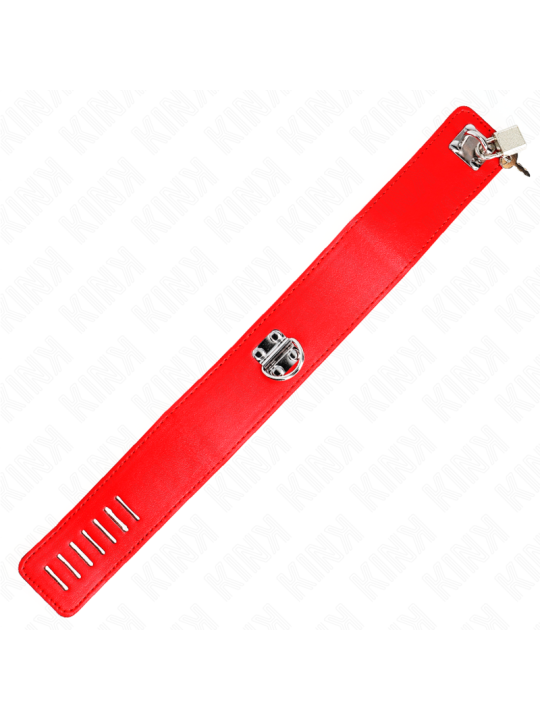 KINK COLLAR CON CORREA 65 CM ANCHO ROJO AJUSTABLE 335 41 CM X 5 CM