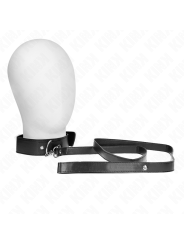 KINK COLLAR CON CORREA 116 CM FINO NEGRO AJUSTABLE 32 50 CM X 8 CM