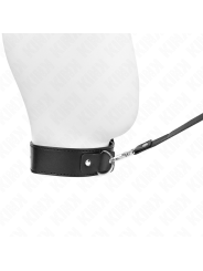 KINK COLLAR CON CORREA 116 CM FINO NEGRO AJUSTABLE 32 50 CM X 8 CM