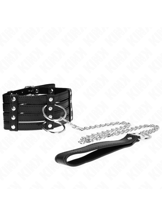 KINK COLLAR CON CORREA 65 CM ESTILO SUB AJUSTABLE 35 51 CM X 7 CM