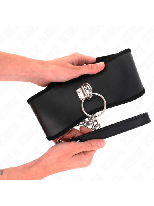 KINK COLLAR CON CORREA 65 CM ANCHO NEGRO AJUSTABLE 40 55 CM X 10 CM