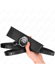 KINK COLLAR CON CORREA 116 CM CON TACHUELAS CORREA POLIPIEL 50 X 5 CM