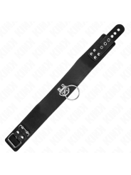 KINK COLLAR CON CORREA 116 CM CON TACHUELAS CORREA POLIPIEL 50 X 5 CM