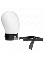 KINK COLLAR CON CORREA 116 CM CON TACHUELAS PLATEADAS MODELO 4 NEGRO AJUSTABLE 40 48 CM X 6 CM