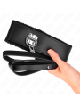 KINK COLLAR CON CORREA 116 CM DE PIEL NEGRO AJUSTABLE 40 48 CM X 6 CM