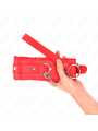 KINK COLLAR CON CORREA 65 CM CON RESTRICCIONES ROJO AJUSTABLE 36 42 CM X 55 CM