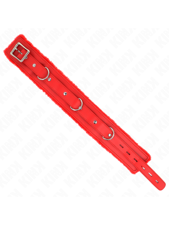 KINK COLLAR CON CORREA 65 CM CON RESTRICCIONES ROJO AJUSTABLE 36 42 CM X 55 CM