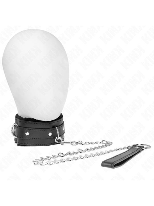 KINK COLLAR CON CORREA 65 CM CON RESTRICCIONES NEGRO AJUSTABLE 36 42 CM X 55 CM