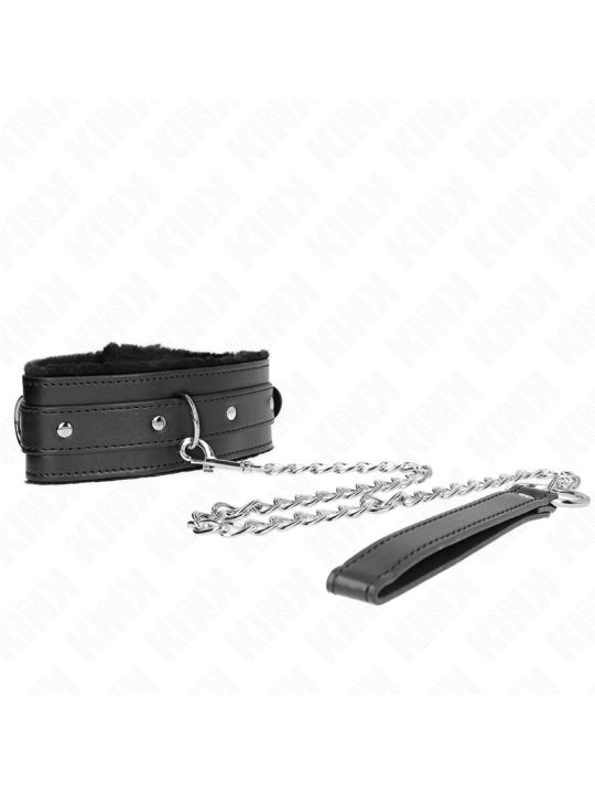 KINK COLLAR CON CORREA 65 CM CON RESTRICCIONES NEGRO AJUSTABLE 36 42 CM X 55 CM