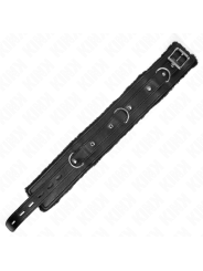 KINK COLLAR CON CORREA 65 CM CON RESTRICCIONES NEGRO AJUSTABLE 36 42 CM X 55 CM