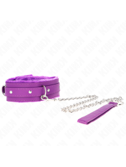 KINK COLLAR CON CORREA 65 CM CON RESTRICCIONES MORADO AJUSTABLE 36 42 CM X 55 CM