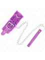 KINK COLLAR CON CORREA 65 CM CON RESTRICCIONES MORADO AJUSTABLE 36 42 CM X 55 CM
