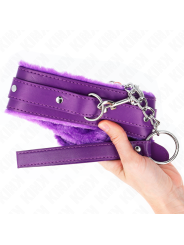 KINK COLLAR CON CORREA 65 CM CON RESTRICCIONES MORADO AJUSTABLE 36 42 CM X 55 CM