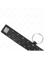 KINK COLLAR CON CORREA 65 CM CON TACHUELAS PLATEADAS MODELO 5 AJUSTABLE 36 43 CM X 5 CM