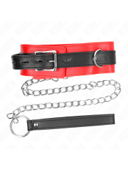 KINK COLLAR CON CORREA 65 CM ROJO 54 X 45 CM