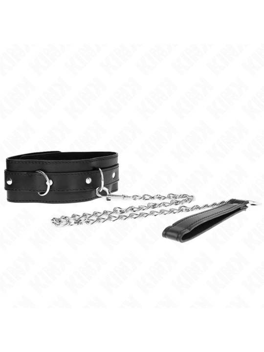 KINK COLLAR CON CORREA 65 CM NEGRO 54 X 45 CM