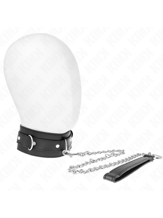 KINK COLLAR CON CORREA 65 CM NEGRO 54 X 45 CM