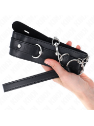 KINK COLLAR CON CORREA 65 CM NEGRO 54 X 45 CM