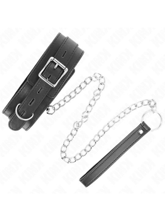 KINK COLLAR CON CORREA 65 CM NEGRO 54 X 45 CM