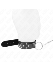 KINK COLLAR CON CORREA 65 CM REMACHE ANILLA NEGRO AJUSTABLE 36 50 CM X 38 CM