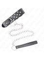 KINK COLLAR CON CORREA 65 CM REMACHE ANILLA NEGRO AJUSTABLE 36 50 CM X 38 CM